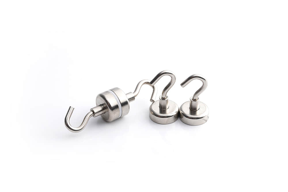 Neodymium magnet hooks