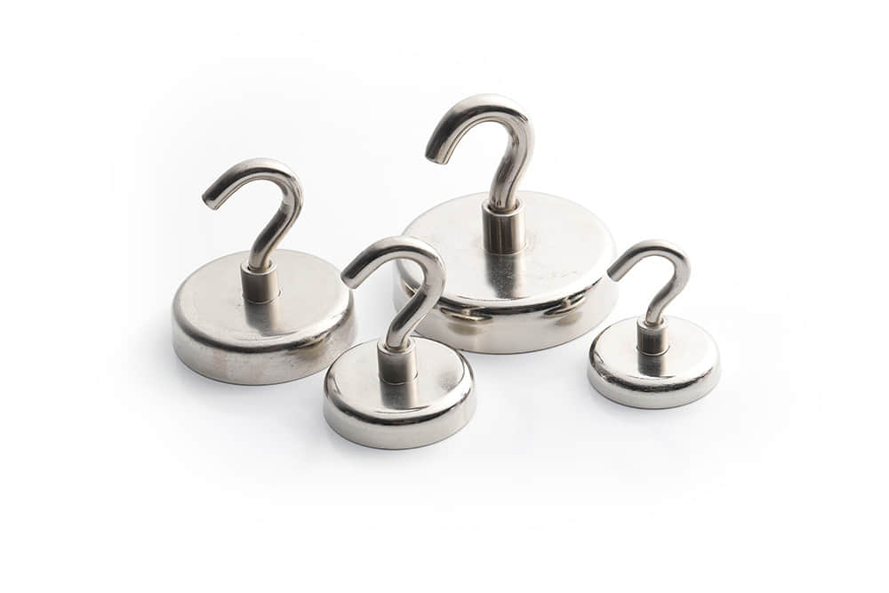 Neodymium magnet hooks