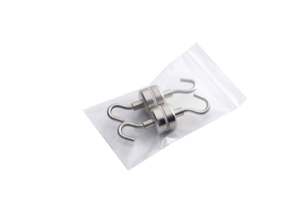 Neodymium magnet hooks