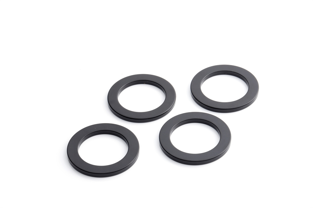 black-plated epoxy neodymium magnet ring with stronger corrosion resistance