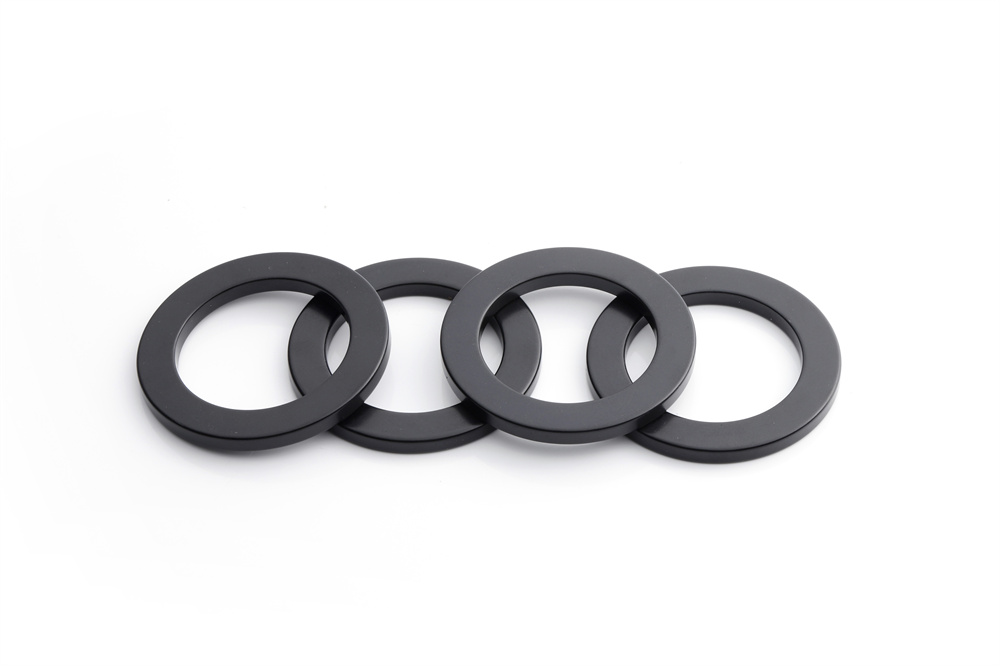 black-plated epoxy neodymium magnet ring with stronger corrosion resistance