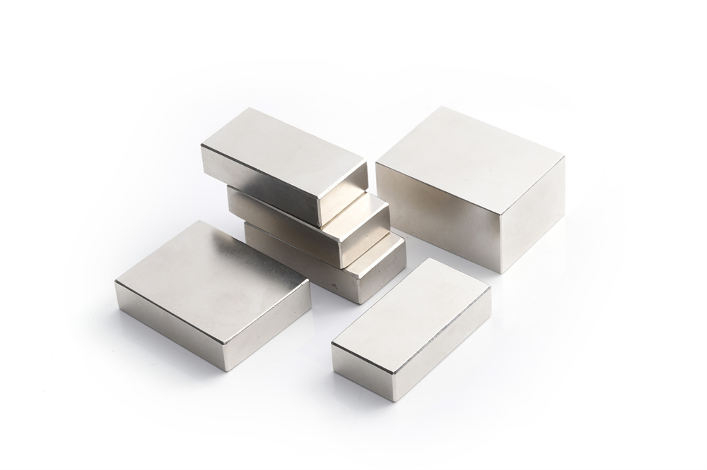 plating Ni-Cu-Ni big neodymium magnets block used in motor