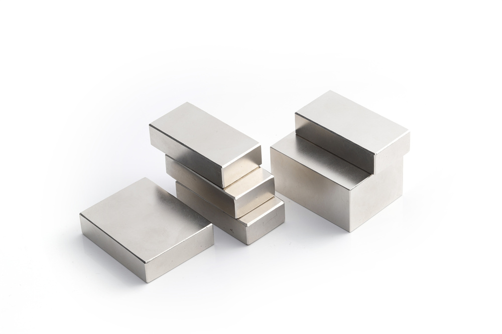 plating Ni-Cu-Ni big neodymium magnets block used in motor