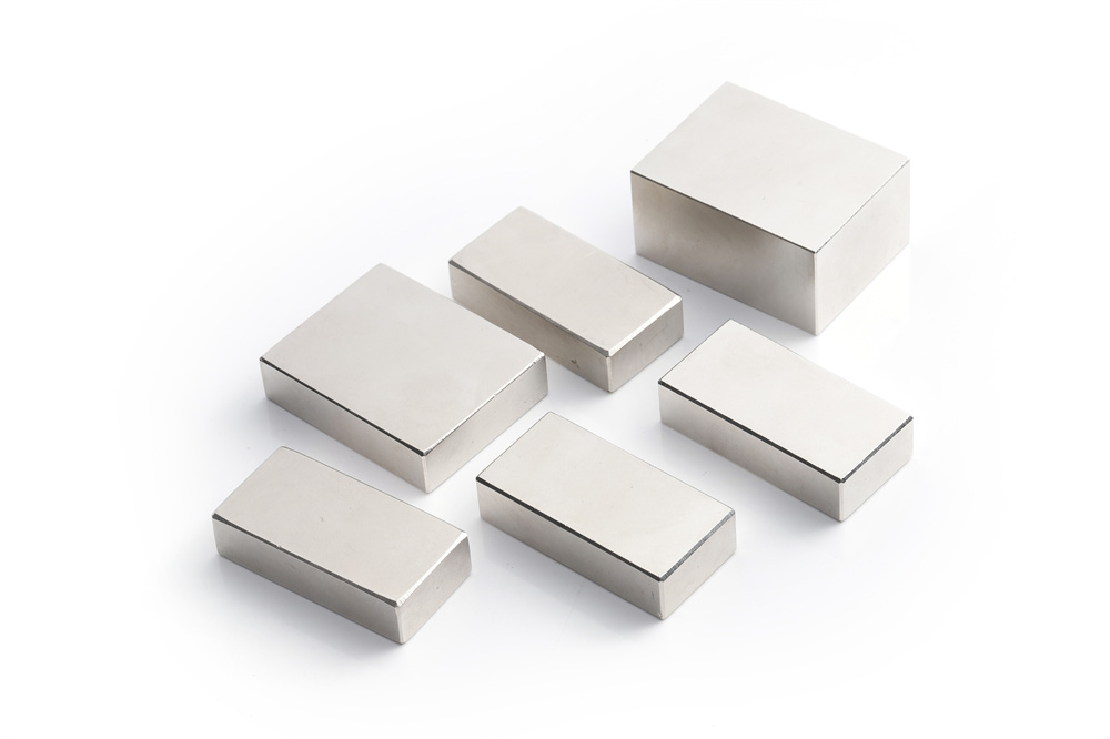 plating Ni-Cu-Ni big neodymium magnets block used in motor