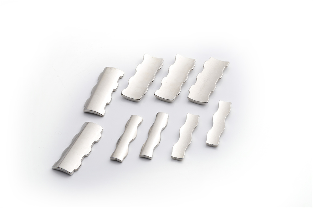 arc segment magnets with some special-shaped processing