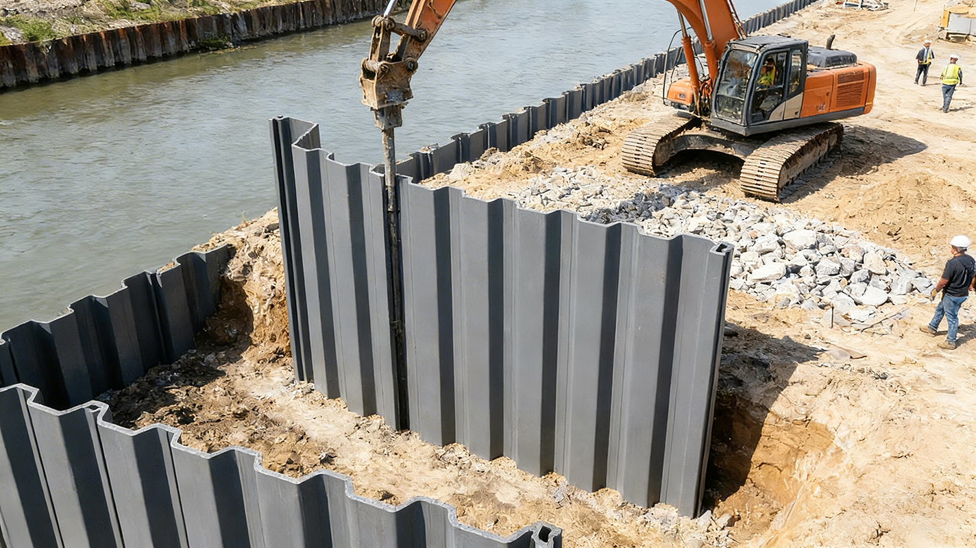 ​Durable & Cost-Effective Vinyl Sheet Pile for Sale | Expert Installation Guide